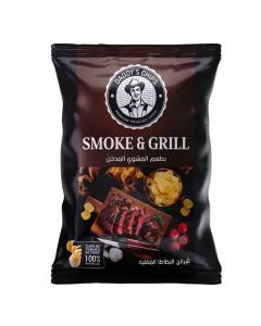 Chips de pomme de terre naturelle Smoke & Grill