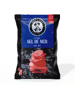 Chips de pomme de terre naturelle au sel de mer