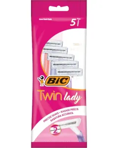 Rasoirs jetables 2 lames Twin Lady sensitive 