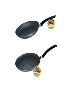 Le pack de poêle de Ø26cm + crêpière de Ø28cm