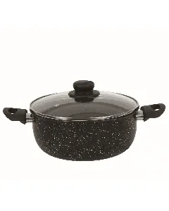 Faitout granitee bi-face 100% granite