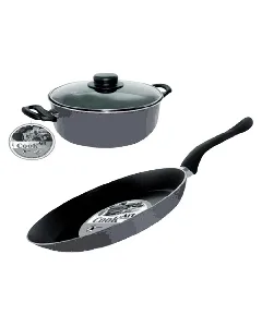 Faitout de 18cm avec une poêle de 24cm