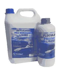 Anti-algues + floculant liquide