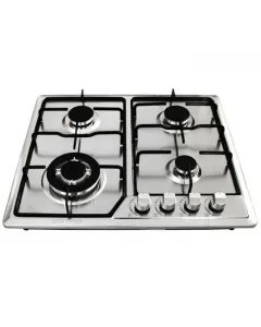 Plaque encastrable 4 feux Inox