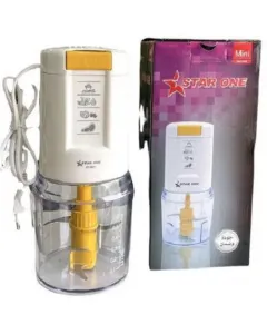 Mini hachoir 4 Lames 500W Blanc 