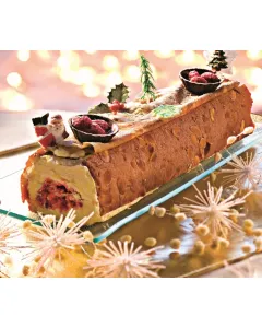 Bûche à la crème pralinée