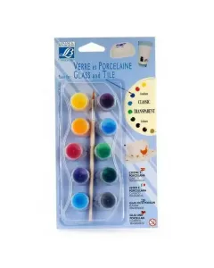 Lot de 10 pots de peinture classique