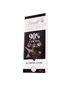 Chocolat noir Lindt Excellence 90% cacao
