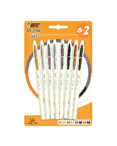 Pack de 8 stylos à bille BIC Cristal Up