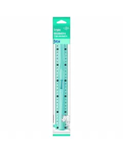 Règle triple décimètre 30 cm