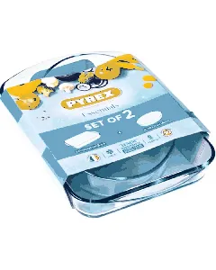 Lot de 2 plats à four rectangulaire et oval