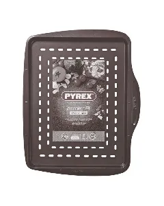 Plat à pizza rectangulaire metal asimetria 37x39cm