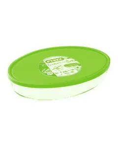 Plat oavale avec couvercle 3L