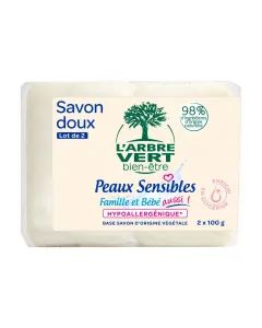 Lot de 2 Savons écologique peaux sensibles