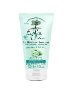 Gel nettoyant exfoliant en aloe vera et thé vert