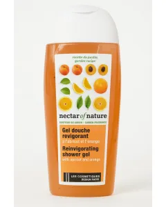 Gel douche revigorant à l'abricot et à l'orange