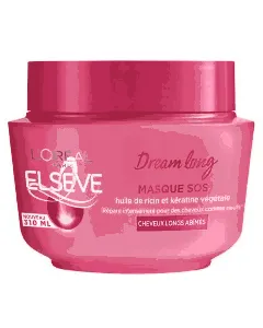 Masque capillaire à l'huile de ricin et kératine elsève