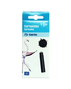 30 Cartouches pour stylo plume noir