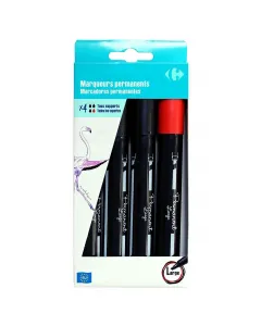 Marqueur permanent pointe large