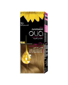 Coloration permanente 7.1 blond foncé cendré