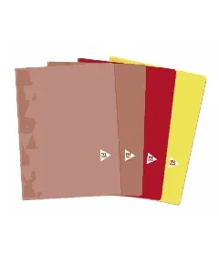 Cahier brochure 24x32cm 192 pages grands carreaux 90g