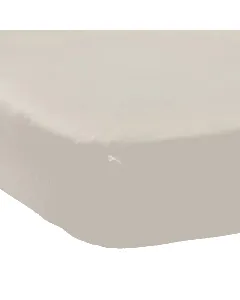 Drap housse beige 100% coton