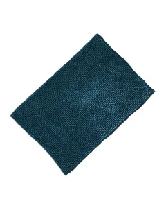 Tapis de bain Chenille vert foncé