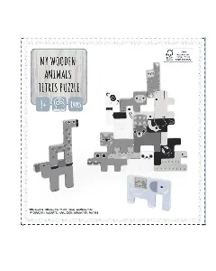 Jouet puzzle en bois Tetris en bois