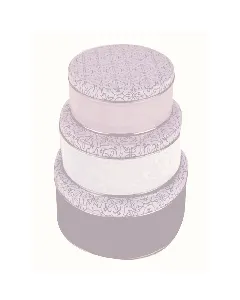 Lot de 3 boîtes en métal