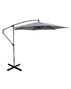Parasol déporté 3m Gris Anthracite
