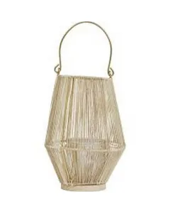 Lanterne Bougie en Cordre Naturel
