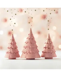 Lot de 20 Serviettes 3 plis Sapin Bonbon