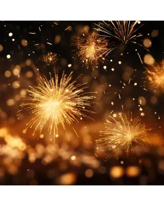 Lot de 20 Serviettes 3 plis Feux d’Artifice
