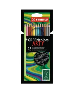 Le blister de 12 crayons de couleur