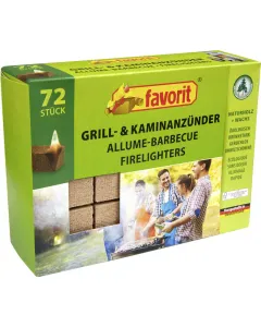 Allume-feux en bois - 72 pièces