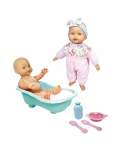 Poupée 30 cm avec baignoire