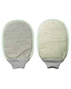 Gant de Massage bain Bambou Chanvre vert