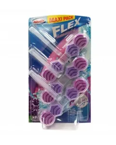 Lot de 3 blocs WC Flex – Lavande 48 g