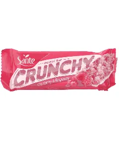 Barre de muesli canneberges et framboises Crunchy