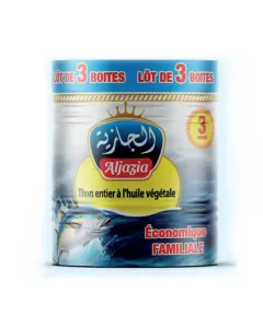 Thon entier à l'huile végétale
