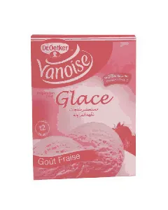 Préparation de glace Vanoise mix fraise