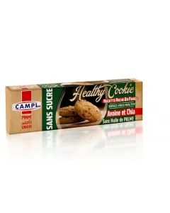 Cookies healthy à l'avoine et chia