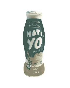 Yaourt à boire aux céréales et fruits