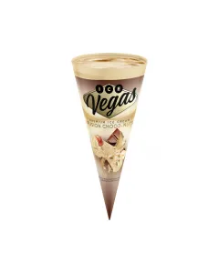 Glace cornet chocolat noisette