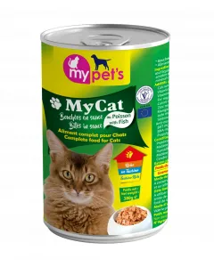 Aliment complet  pour chats au poisson