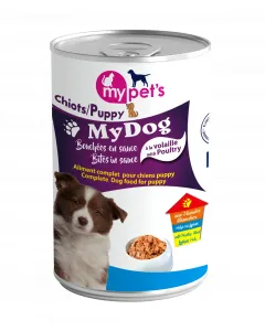 Bouchée en sauce à la volaille pour chiots My Dog