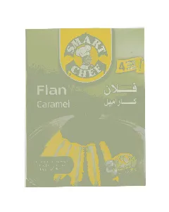 Préparation de flan caramel