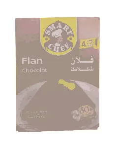 Préparation de flan chocolat