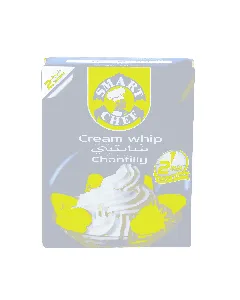 Préparation de crème chantilly