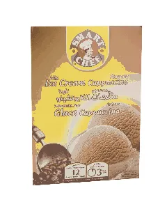 Préparation de glace cappuccino